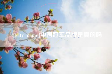 乐山中国冠军品牌是真的吗