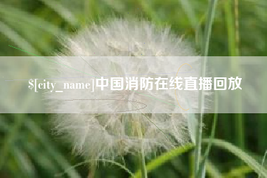 乐山中国消防在线直播回放