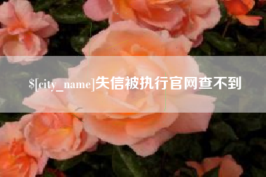 乐山失信被执行官网查不到