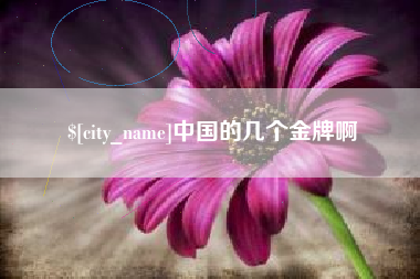 乐山中国的几个金牌啊