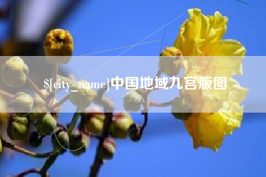 乐山中国地域九宫版图