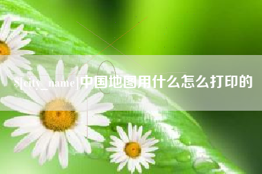乐山中国地图用什么怎么打印的