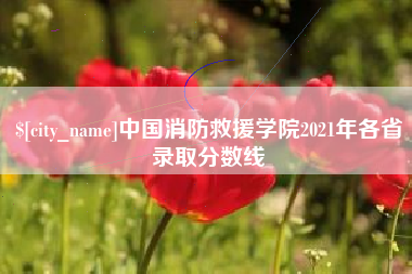 乐山中国消防救援学院2021年各省录取分数线