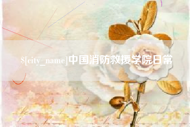 乐山中国消防救援学院日常