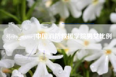 乐山中国消防救援学院男女比例