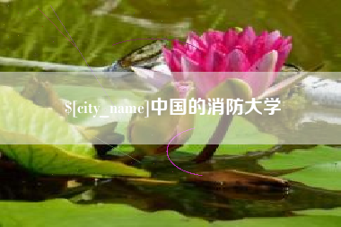 乐山中国的消防大学