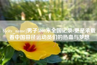 乐山男子5000米全国记录-更是承载着中国田径运动员们的热血与梦想