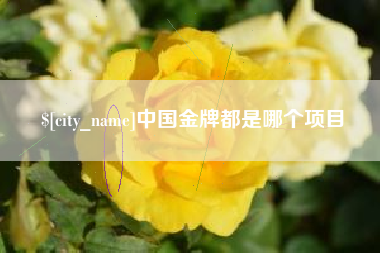 乐山中国金牌都是哪个项目
