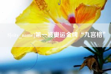 乐山第一波奥运金牌“九宫格”