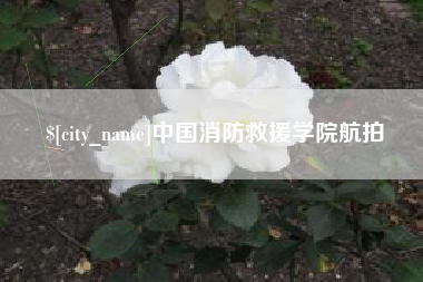 乐山中国消防救援学院航拍