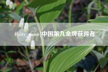 乐山中国第九金牌获得者