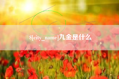 乐山九金是什么