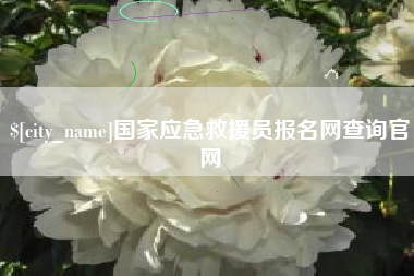 乐山国家应急救援员报名网查询官网