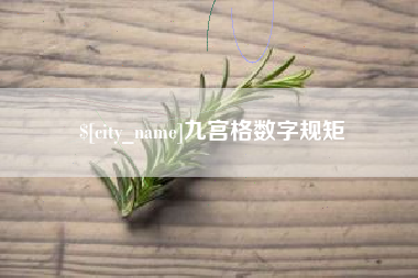 乐山九宫格数字规矩