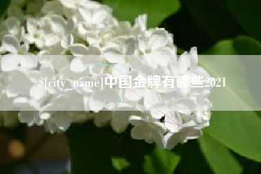 乐山中国金牌有哪些2021